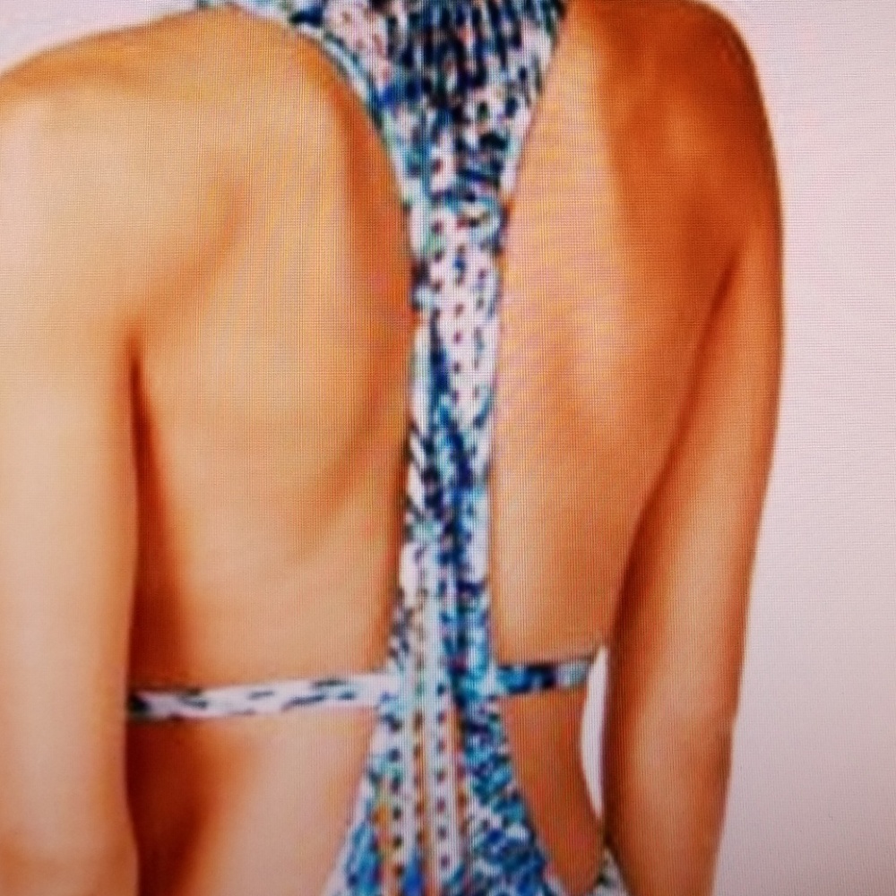 Multicolor Print Tummy Toner One Piece Swimsuit - Picture 3 of 3